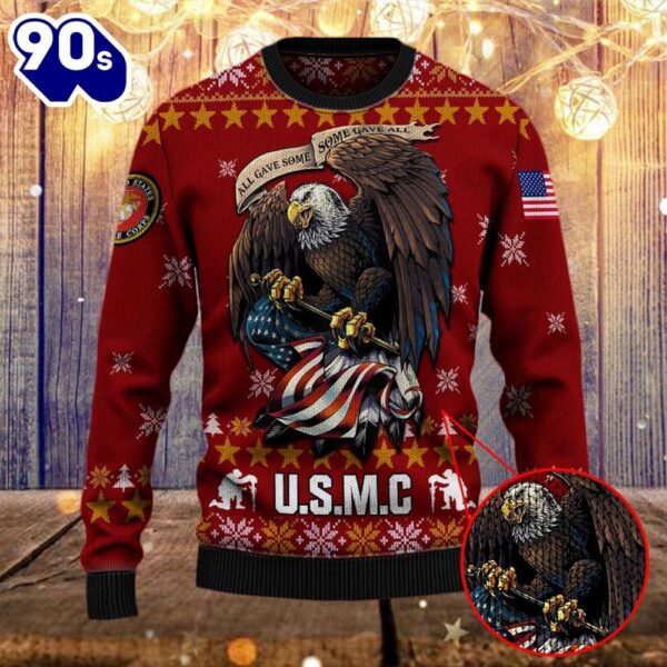 Armed Forces Usmc Marine Military Vva Vietnam Veterans Day Gift For Father Dad Christmas Sweater  Gift Veteran Christmas Sweater