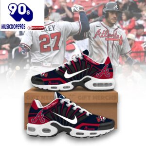 Atlanta Braves Custom Nike Air Max Plus Shoes For Fans
