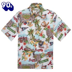 Atlanta Braves Hawaiian Scenic Shirtreynspooner