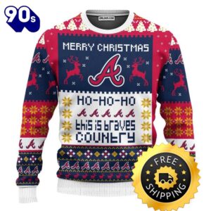 Atlanta Braves Merry Christmas Hohoho…