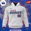 Atlanta Braves White Pullover Hoodie