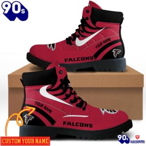 Atlanta Falcons Custom Boots Shoes…