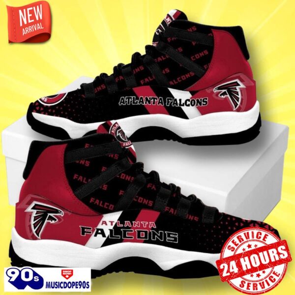 Atlanta Falcons Football Team Air Jordan 11 Best Sneakers For Men Women Fans