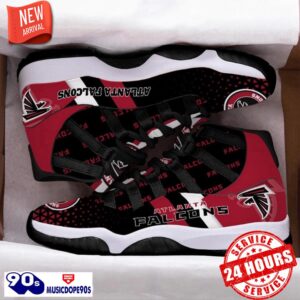 Atlanta Falcons Football Team Air Jordan 11 Best Sneakers For Men Women Fans