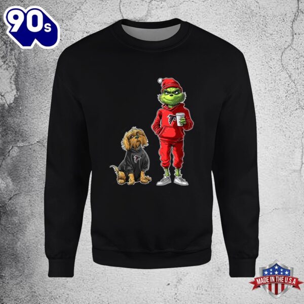 Atlanta Falcons Grinch Christmas Football Sweatshirt