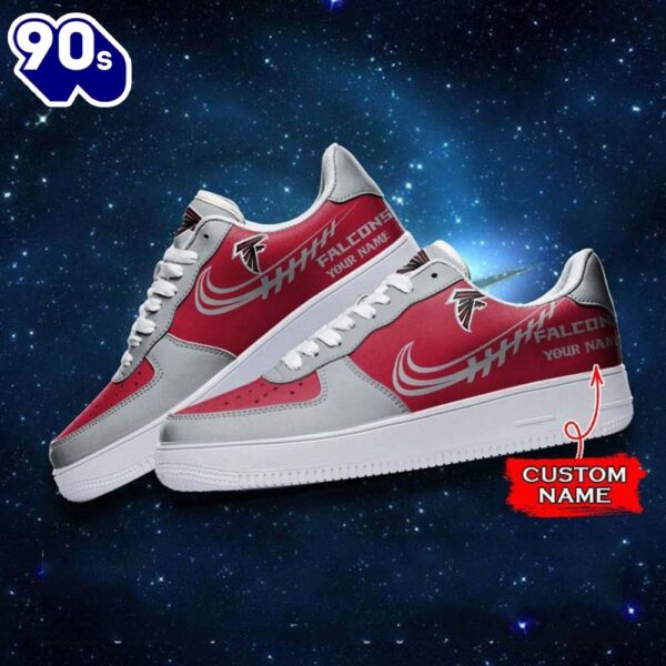 Atlanta Falcons NFL Personalized Air Force Sneaker