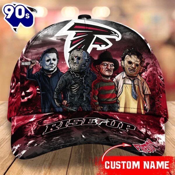 Atlanta Falcons  NFL Personalized Trending Cap Mixed Horror Movie Characters