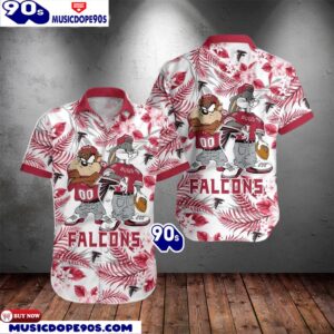 Atlanta Falcons Taz And Bugs NFL Teams Hawaiian Shirt