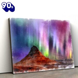 Aurora Polar Lights Painting Canvas…