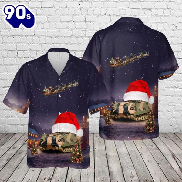 Australian Army M113AS4 Armoured Personnel Carriers Christmas Hawaiian Shirt