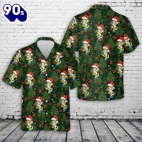 Australian Army Royal Australian Electrical and Mechanical Engineers (RAEME) Christmas Hawaiian Shirt