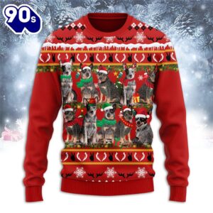 Australian Cattle Merry Christmas Ugly Sweater