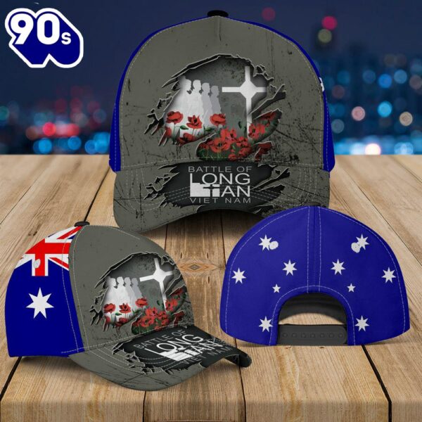 Australian Veteran Battle Of Long Tan Vietnam Baseball Cap  Gift For Veteran Day