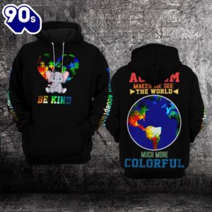 Autism Awareness Hoodie 3D Autism…