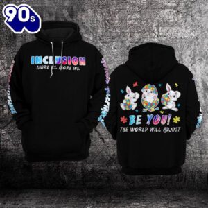 Autism Awareness Hoodie 3D Be…