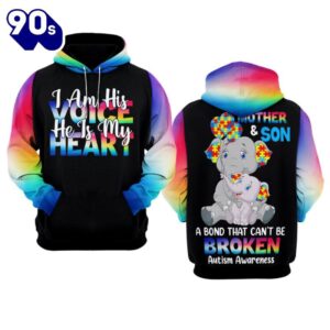 Autism Awareness Hoodie 3D I…