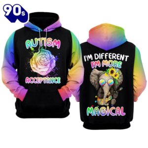 Autism Awareness Hoodie 3D I’m…