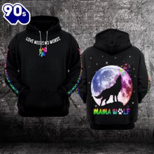 Autism Awareness Hoodie 3D Love…