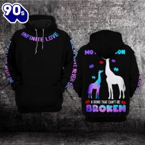 Autism Awareness Hoodie 3D Mother…