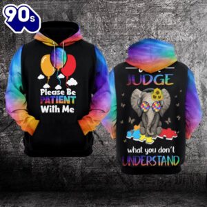 Autism Awareness Hoodie 3D Please…