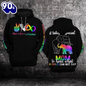 Autism Awareness Hoodie 3D Proud…