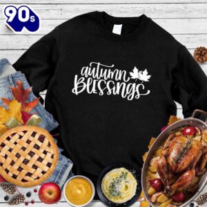 Autumn Blessings Sweatshirt , Happy HalloThanksMas Shirt