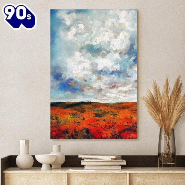 Autumn Sky Painting Canvas Wall Art