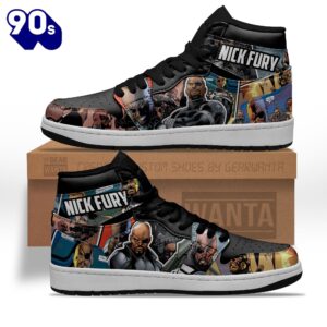 Avenger Nick Furry Shoes Custom