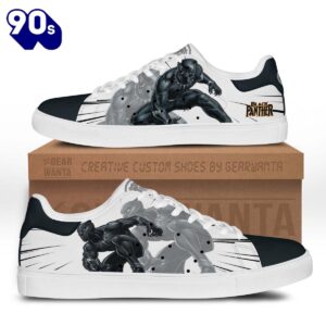 Avengers Black Panther Stan Smith Shoes Gift For Your Kid