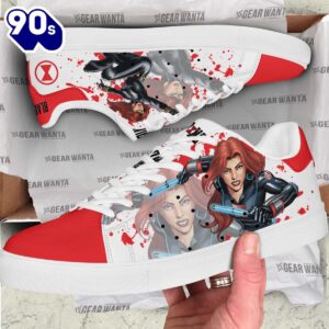 Avengers Black Widow Stan Smith Shoes Gift For Your Kid