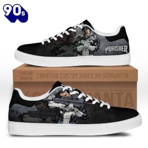 Avengers Punisher Stan Smith Shoes Gift For Your Kid