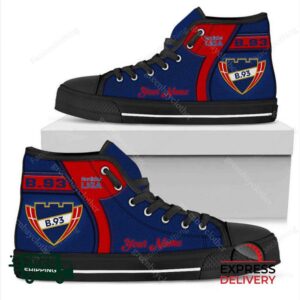 B 93 Personalized High Top Canvas Shoes