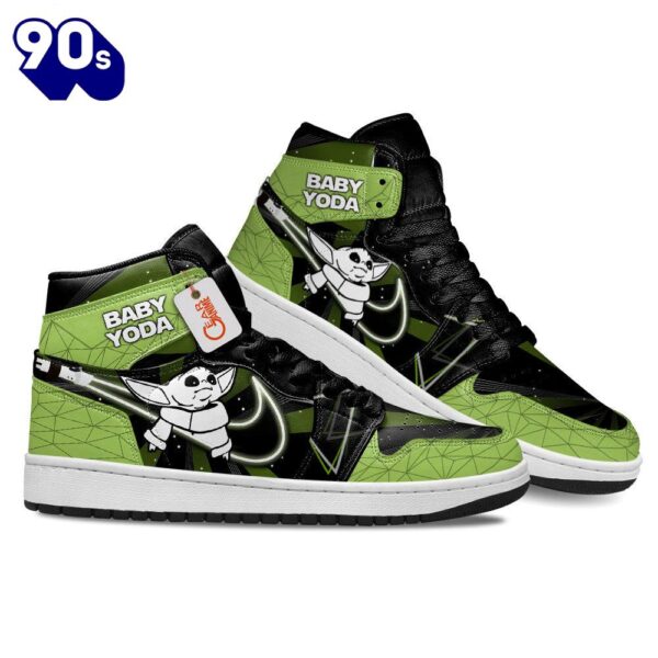 Baby Yoda J1 Sneakers Custom For Fans