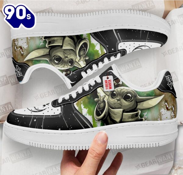 Baby Yoda Star Wars Custom Air Sneakers v1