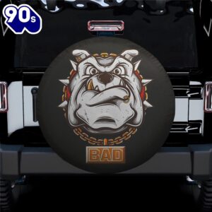 Bad Dog Face Spare Tire Cover Gift For Campers