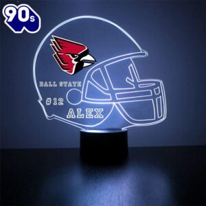 Ball State Cardinals Helmet Led…