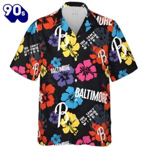 Baltimore Orioles Hawaiian Button Up Shirts Giveaway