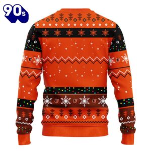 Baltimore Orioles Hohoho Mickey Christmas Ugly Sweater