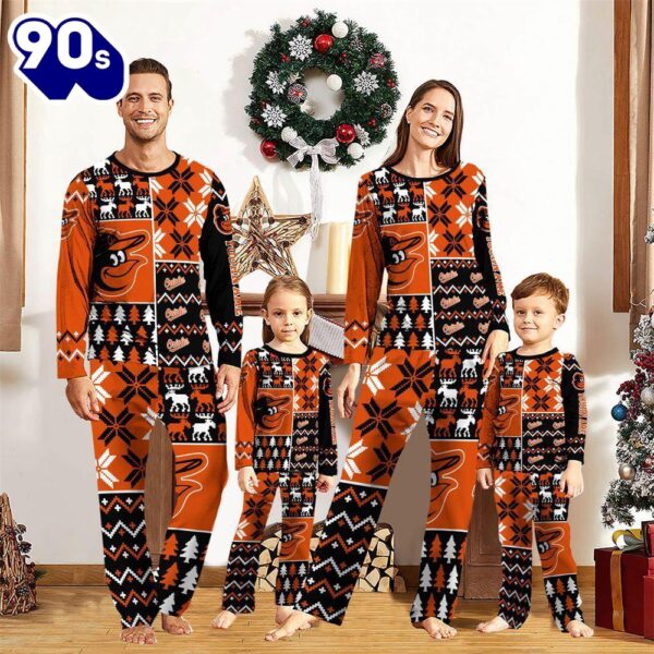 NCAA Family Pajama Sets  Baltimore Orioles Pajamas Personalized