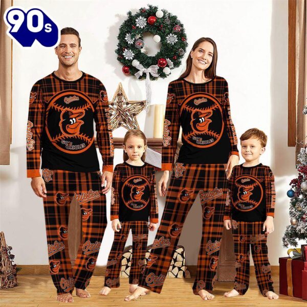 NCAA Family Pajama Sets  Baltimore Orioles Pajamas Personalized Your Name