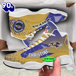 Baltimore Ravens NFL Personalized Jordan…