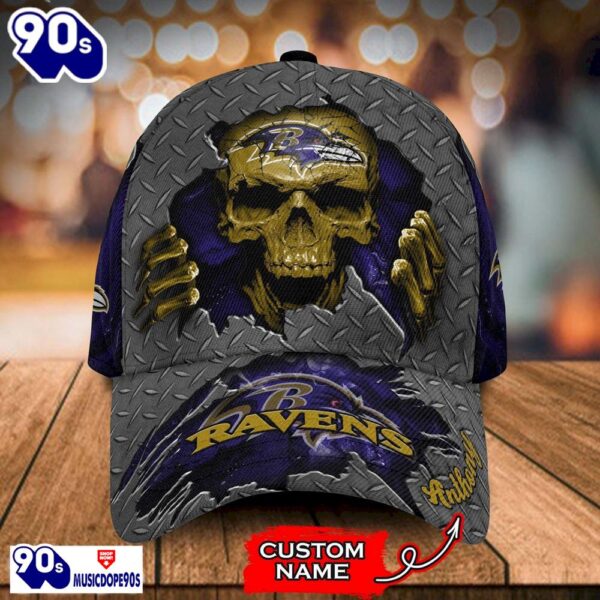 Baltimore Ravens- Personalized NFL Skull Cap