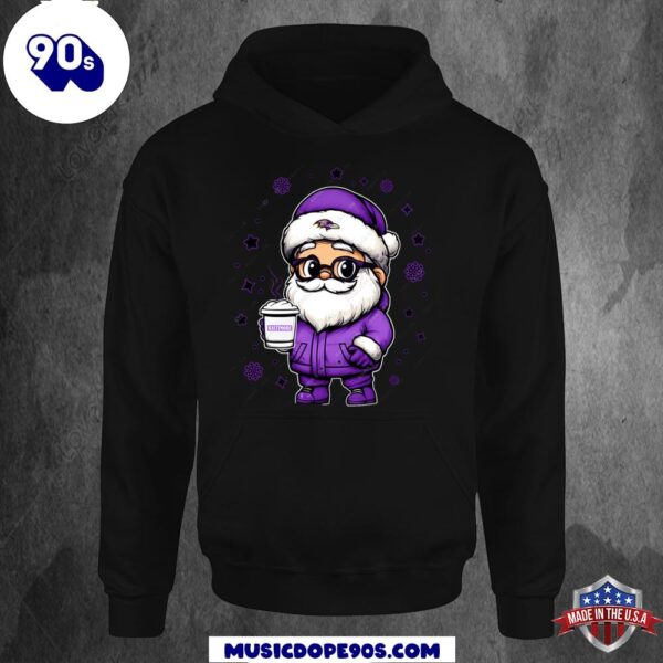 Baltimore Ravens Santa Christmas Football Hoodie