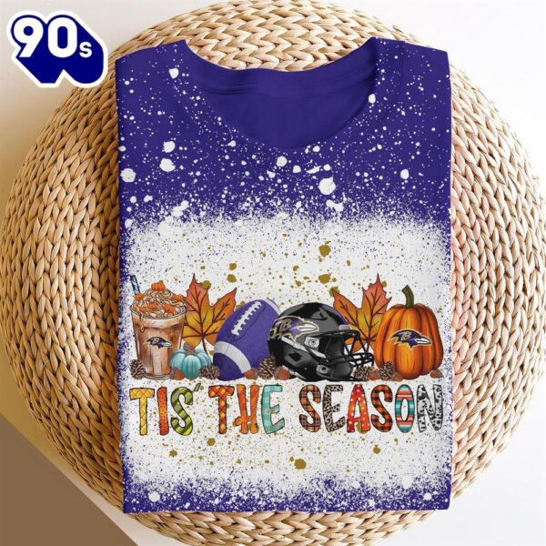 Baltimore Ravens Tis The Season Sport For Fan 3D Shirts