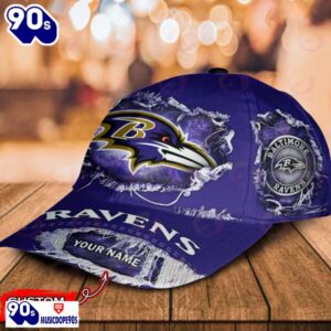 Baltimore Ravens-Personalized NFL Classic Cap V2