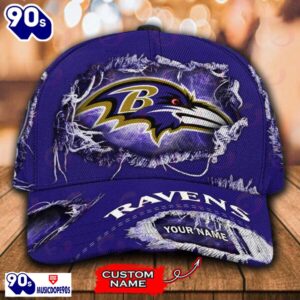 Baltimore Ravens-Personalized NFL Classic Cap V2