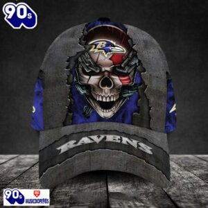 Baltimore Ravens-Personalized NFL Skull Cap V3