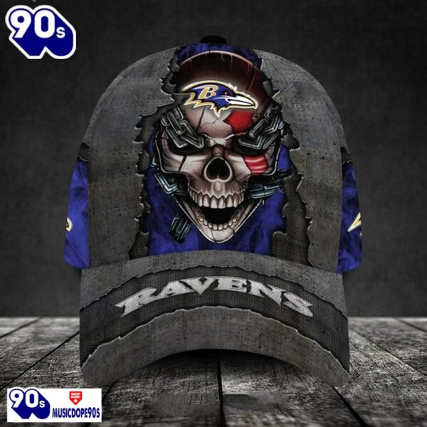 Baltimore Ravens-Personalized NFL Skull Cap V3