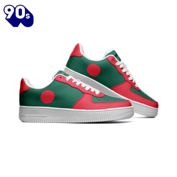 Bangladesh Flag Air Force Shoes Custom Country