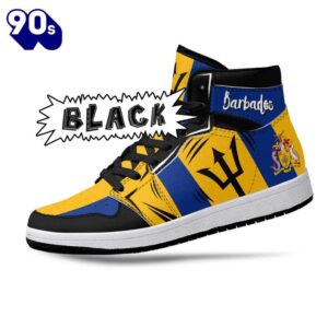 Barbados Flag JD1 Sneakers Custom Country